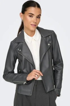 Only Chaqueta biker piel vegana^Mujer Chaquetas