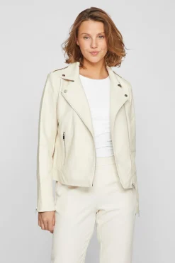 Vila Chaqueta biker polipiel^Mujer Chaquetas