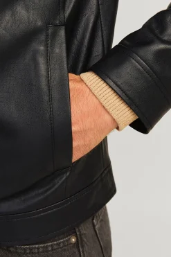 JJ REBEL Chaqueta biker sint&eacute;tica corta^Hombre Cazadoras