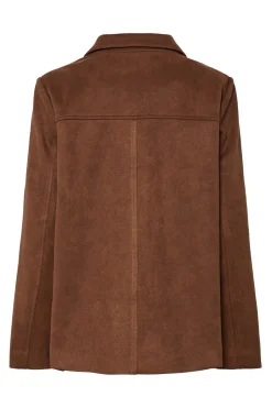 Pieces Chaqueta blazer antelina^Mujer Chaquetas|Total Look