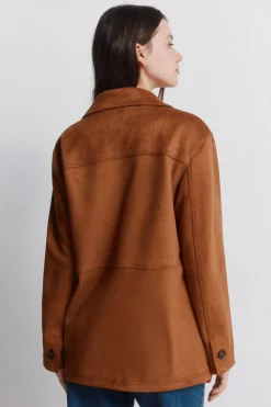 Springfield Chaqueta blazer antelina^Mujer Chaquetas