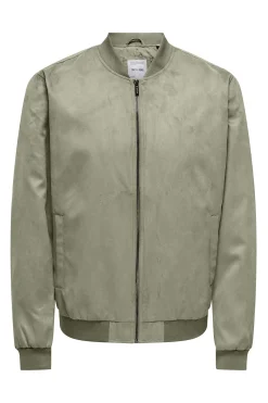 Only & Sons Chaqueta bomber antelina^Hombre Cazadoras