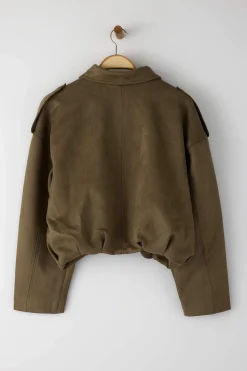 Trendyol Chaqueta bomber efecto ante^Mujer Chaquetas