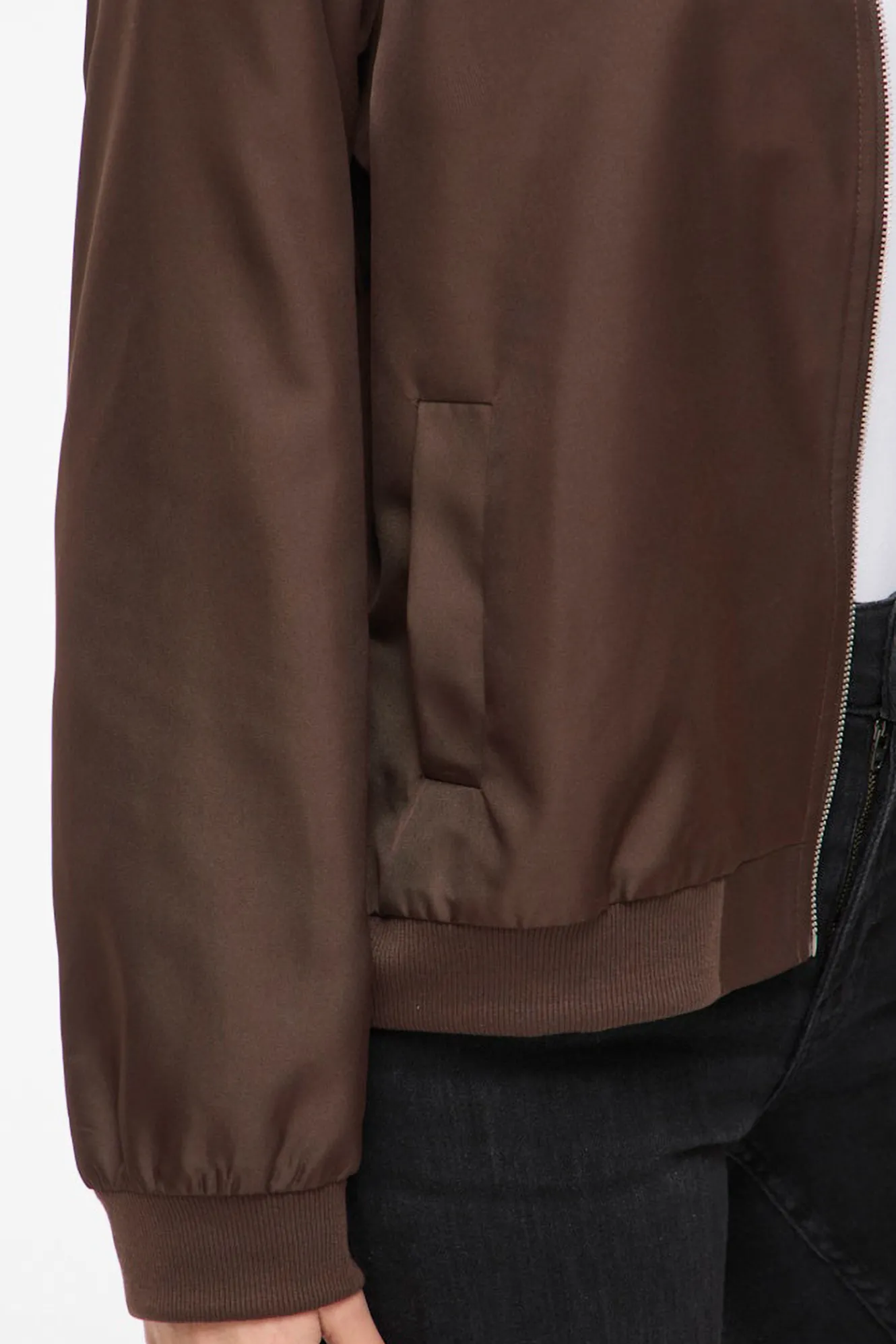 Vila Chaqueta bomber satinada^Mujer Chaquetas