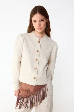 Slowlove Chaqueta bordada^Mujer Chaquetas