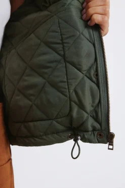 Springfield Chaqueta corta acolchada cuello pana^Mujer Chaquetas