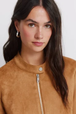 Springfield Chaqueta corta antelina^Mujer Chaquetas