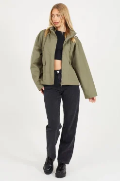 Brave Soul Chaqueta corta con capucha^Mujer Chaquetas