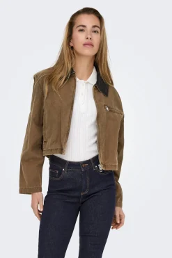 Only Chaqueta corta con cremallera^Mujer Chaquetas
