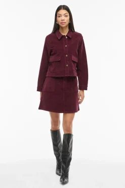 Vila Chaqueta corta de pana^Mujer Chaquetas