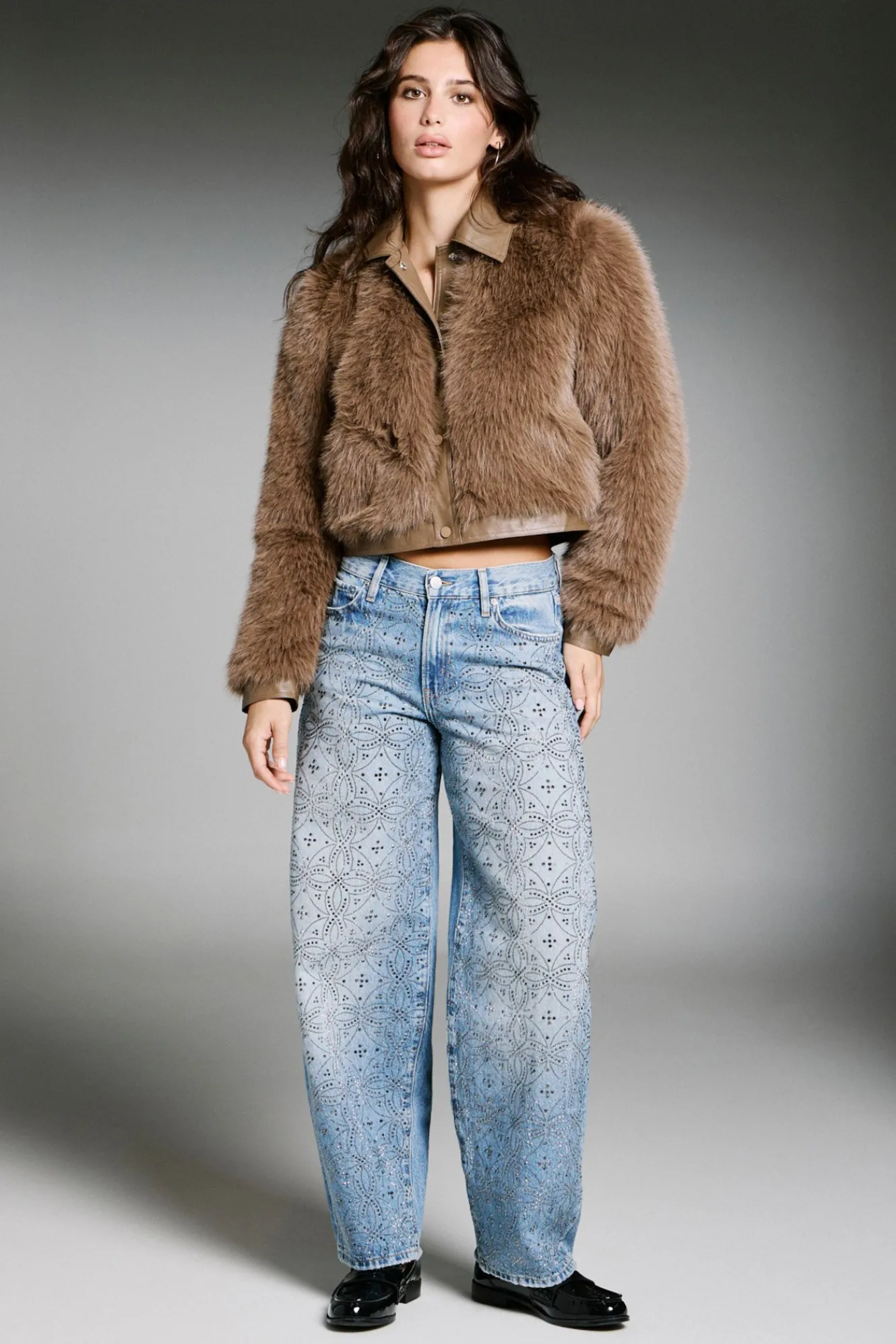 Only Chaqueta corta de pelo sint&eacute;tico^Mujer Chaquetas|Abrigos