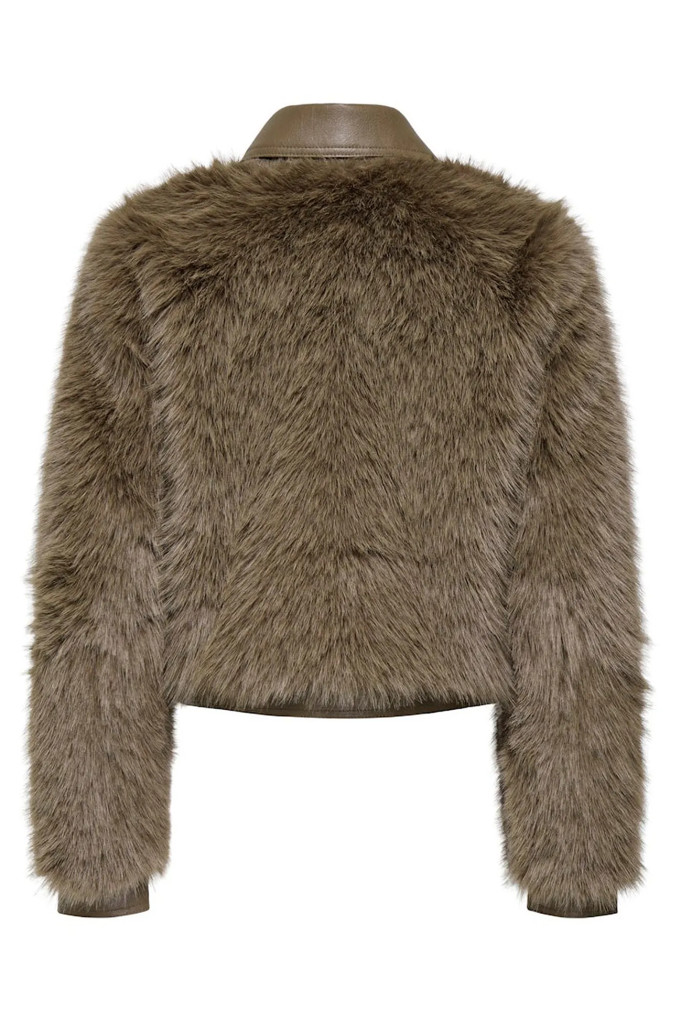 Only Chaqueta corta de pelo sint&eacute;tico^Mujer Chaquetas|Abrigos