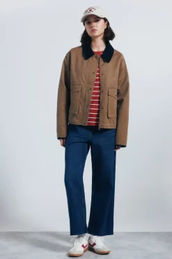 Springfield Chaqueta corta encerada^Mujer Chaquetas