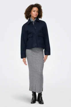 Only Chaqueta corta textura^Mujer Chaquetas