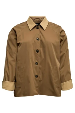 Vero Moda Curve Chaqueta cuello de contraste talla grande^Mujer Chaquetas