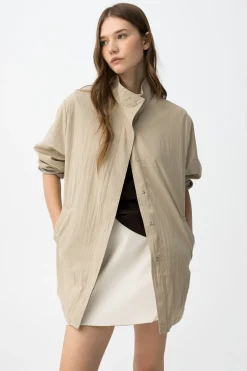 Tiffosi Chaqueta cuello subido oversize^Mujer Chaquetas