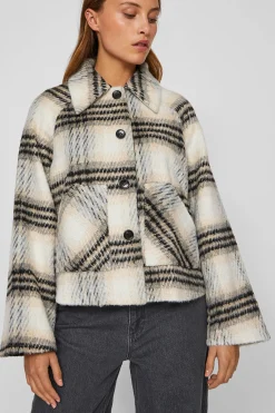 Vila Chaqueta de pa&ntilde;o abotonada^Mujer Chaquetas