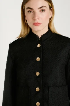 Vila Chaqueta de pa&ntilde;o con botones^Mujer Chaquetas