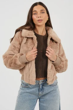 Brave Soul Chaqueta de pelo^Mujer Chaquetas|Abrigos