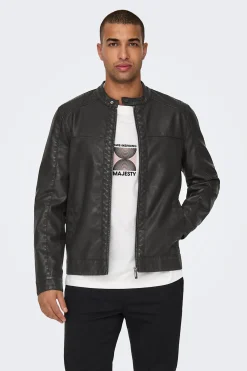 Only & Sons Chaqueta de polipiel^Hombre Cazadoras