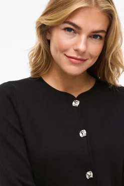 Vila Chaqueta de punto abotonado con viscosa^Mujer Chaquetas