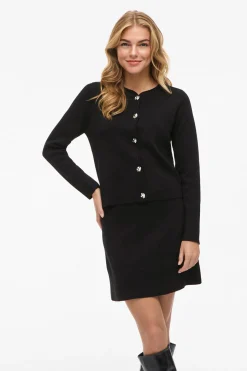 Vila Chaqueta de punto abotonado con viscosa^Mujer Chaquetas