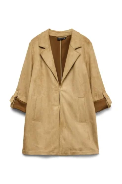 Vero Moda Chaqueta efecto ante cuello de solapa^Mujer Chaquetas