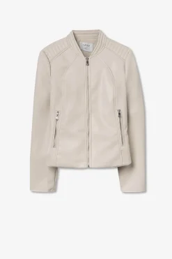 Tiffosi Chaqueta efecto piel^Mujer Chaquetas