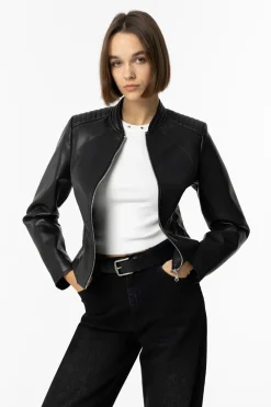 Tiffosi Chaqueta Efecto Piel^Mujer Chaquetas