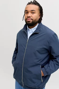 Jack & Jones PLUS Chaqueta Harrington cuello alto^Hombre Cazadoras