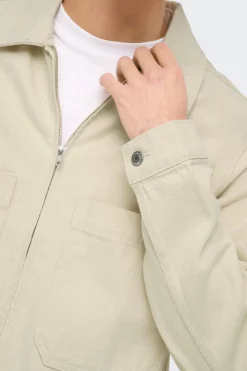 Only & Sons Chaqueta Harrington denim^Hombre Cazadoras