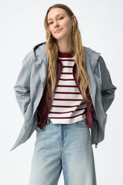 Tiffosi Chaqueta impermeable con capucha^Mujer Chaquetas