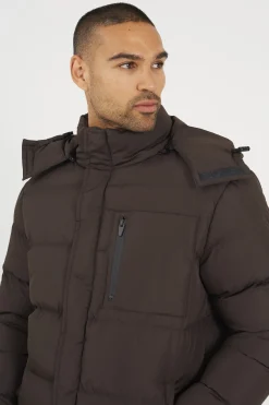 Brave Soul Chaqueta larga acolchada^Hombre Abrigos