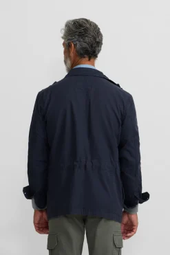 Silbon Chaqueta militar parches dye^Hombre Cazadoras