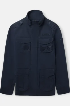 Silbon Chaqueta militar parches dye^Hombre Cazadoras