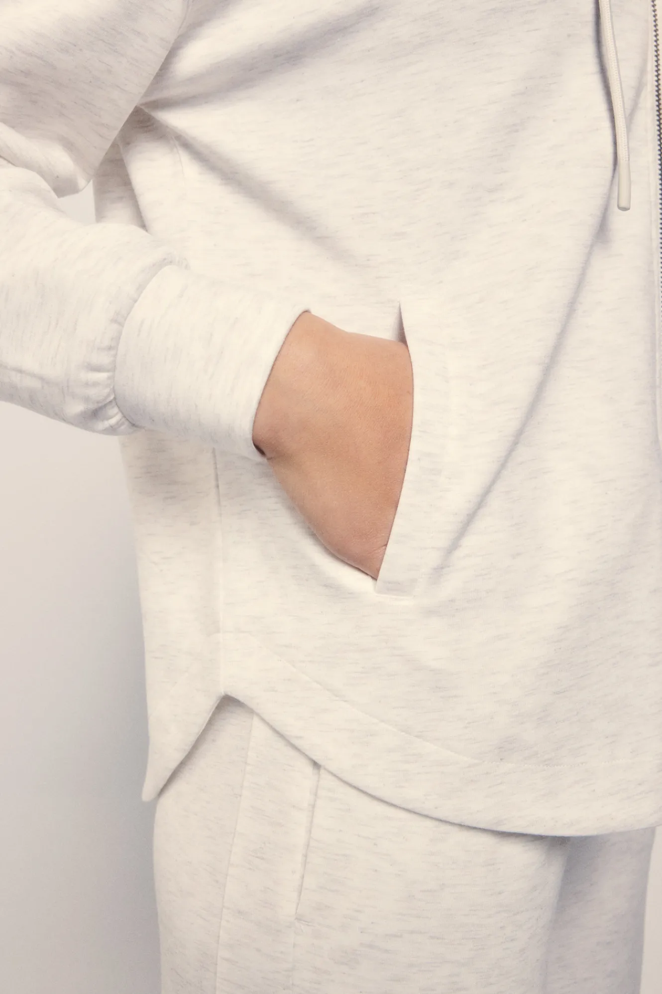 Dash and Stars Chaqueta modal tacto suave gris^Mujer Deporte