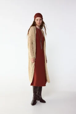 Slowlove Chaqueta punto cinta^Mujer Chaquetas