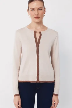 Cortefiel Chaqueta punto contraste^Mujer Jerséis Y Cárdigans