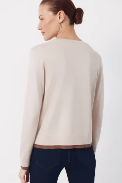 Cortefiel Chaqueta punto contraste^Mujer Jerséis Y Cárdigans