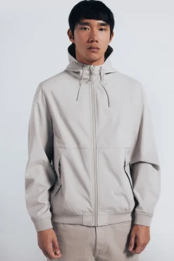 Springfield Chaqueta shoftshell capucha^Hombre Cazadoras