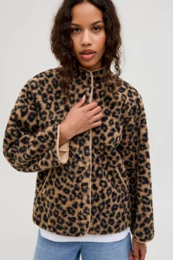 Jack & Jones Chaqueta teddy leopardo^Mujer Chaquetas|Abrigos