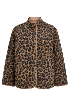 Jack & Jones Chaqueta teddy leopardo^Mujer Chaquetas|Abrigos