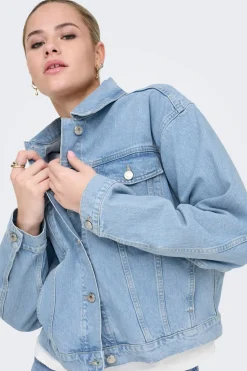 Only Chaqueta vaquera bolsillos delanteros^Mujer Chaquetas