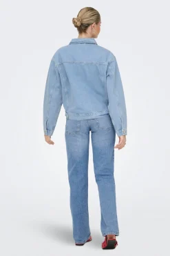 Only Chaqueta vaquera bolsillos delanteros^Mujer Chaquetas