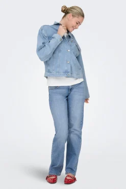 Only Chaqueta vaquera bolsillos delanteros^Mujer Chaquetas