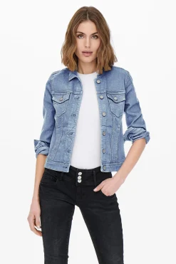 Only Chaqueta vaquera bolsillos delanteros^Mujer Chaquetas