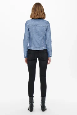 Only Chaqueta vaquera bolsillos delanteros^Mujer Chaquetas