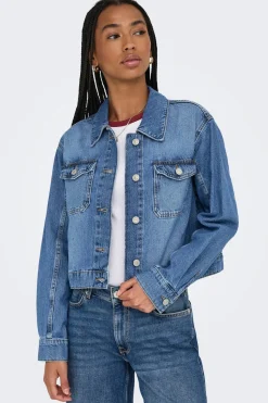 Only Chaqueta vaquera bolsillos^Mujer Chaquetas