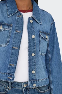 Only Chaqueta vaquera bolsillos^Mujer Chaquetas