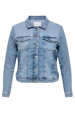 Only Carmakoma Chaqueta vaquera bolsillos talla grande^Mujer Chaquetas